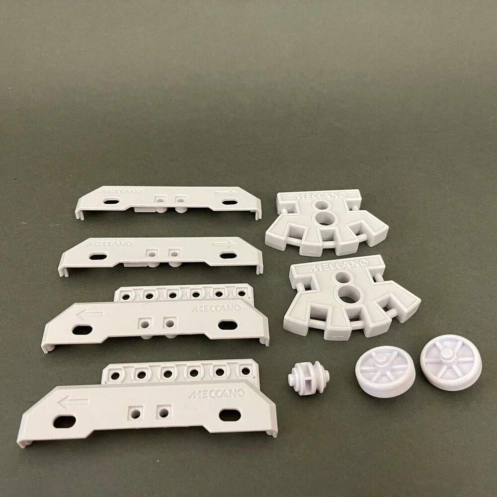 Meccano Tech 16404 Maker System‎ Robot Replacement Add-on Part Piece Lot of 9
